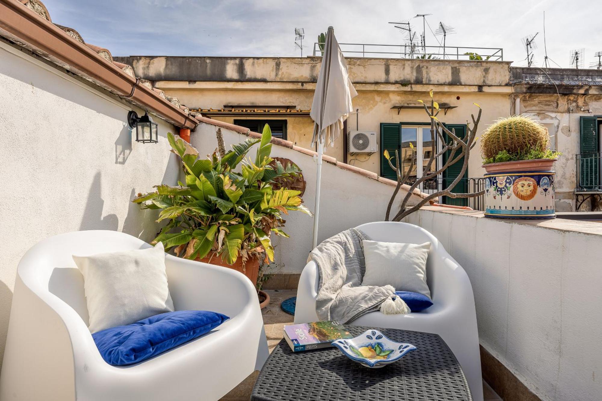 פלרמו Sofia'S Apt Loft Incantevole Con Terrazza Privata מראה חיצוני תמונה